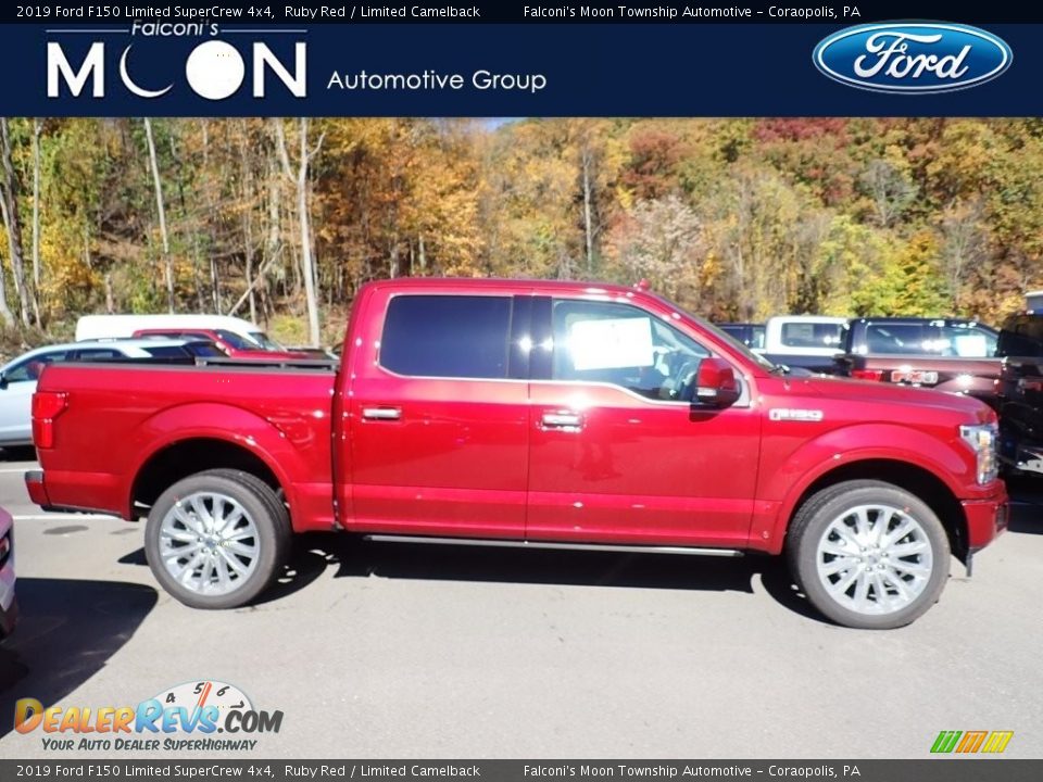 2019 Ford F150 Limited SuperCrew 4x4 Ruby Red / Limited Camelback Photo #1