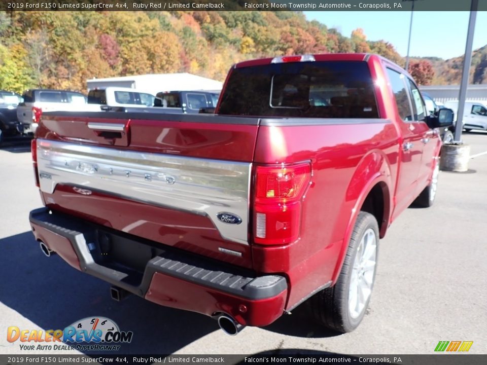 2019 Ford F150 Limited SuperCrew 4x4 Ruby Red / Limited Camelback Photo #2