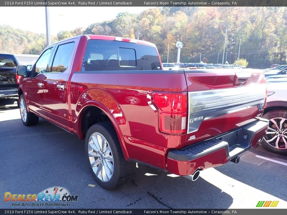 2019 Ford F150 Limited SuperCrew 4x4 Ruby Red / Limited Camelback Photo #6