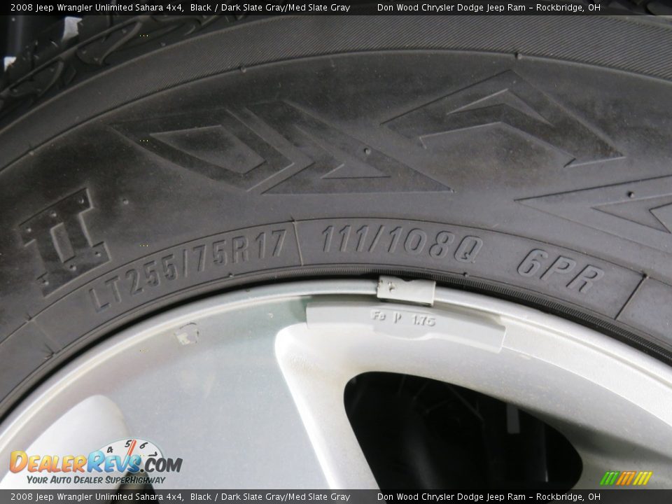 2008 Jeep Wrangler Unlimited Sahara 4x4 Black / Dark Slate Gray/Med Slate Gray Photo #14