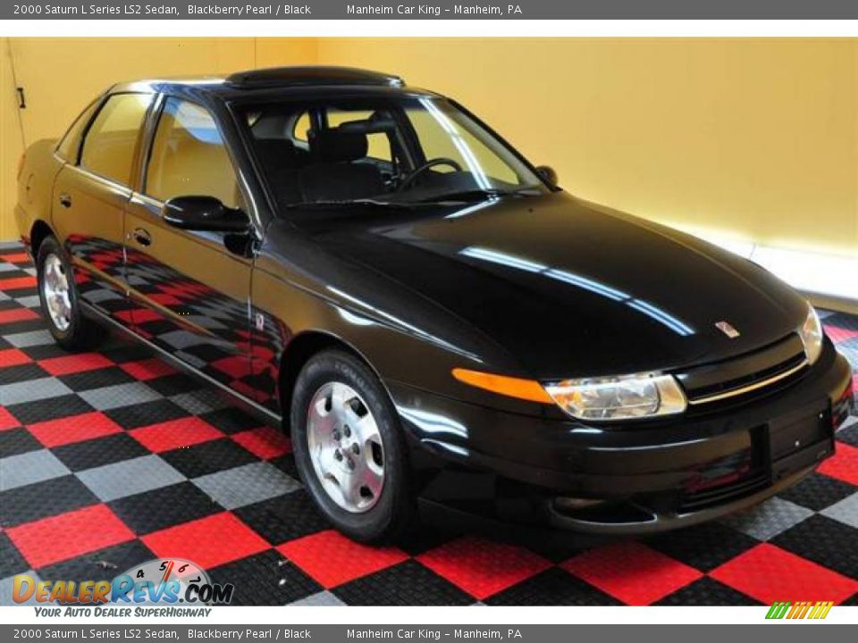 2000 Saturn L Series LS2 Sedan Blackberry Pearl / Black Photo #1