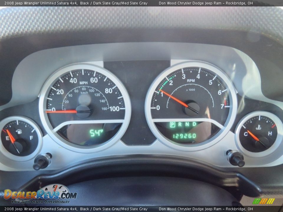 2008 Jeep Wrangler Unlimited Sahara 4x4 Black / Dark Slate Gray/Med Slate Gray Photo #15