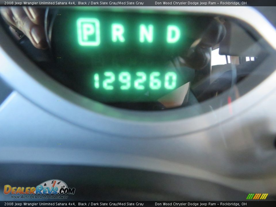 2008 Jeep Wrangler Unlimited Sahara 4x4 Black / Dark Slate Gray/Med Slate Gray Photo #16