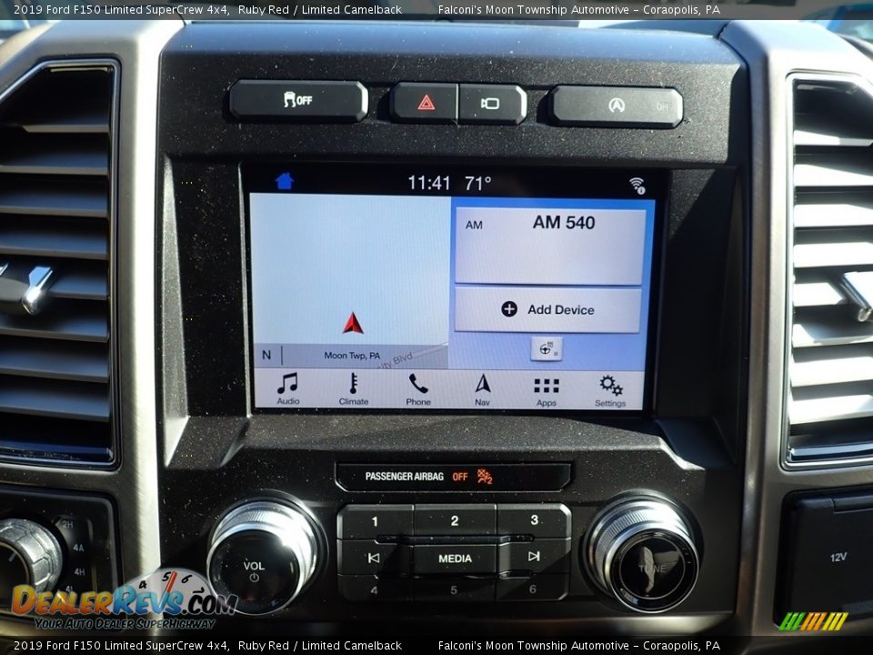 Navigation of 2019 Ford F150 Limited SuperCrew 4x4 Photo #14