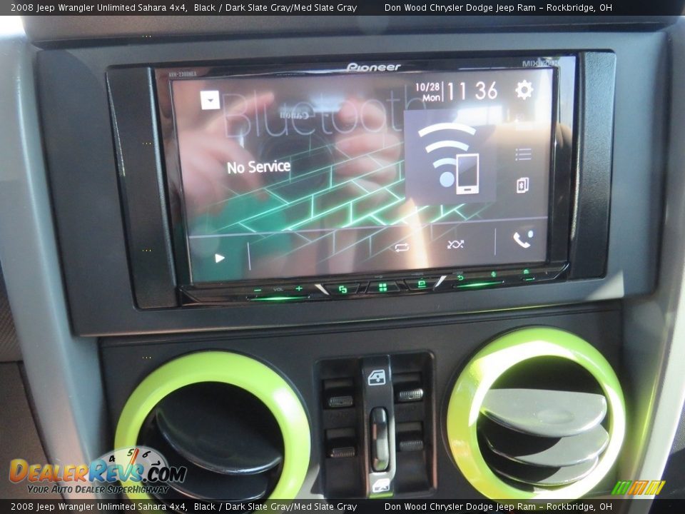 2008 Jeep Wrangler Unlimited Sahara 4x4 Black / Dark Slate Gray/Med Slate Gray Photo #20