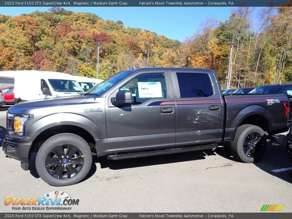 2020 Ford F150 STX SuperCrew 4x4 Magnetic / Medium Earth Gray Photo #2