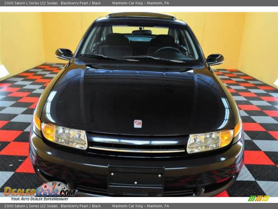 2000 Saturn L Series LS2 Sedan Blackberry Pearl / Black Photo #2