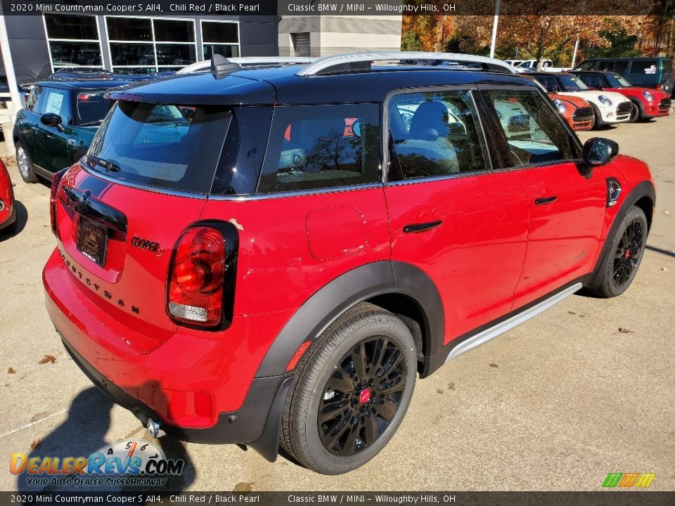 2020 Mini Countryman Cooper S All4 Chili Red / Black Pearl Photo #2