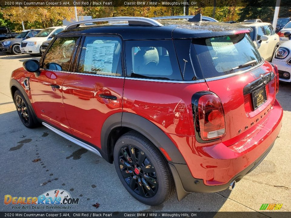 2020 Mini Countryman Cooper S All4 Chili Red / Black Pearl Photo #3