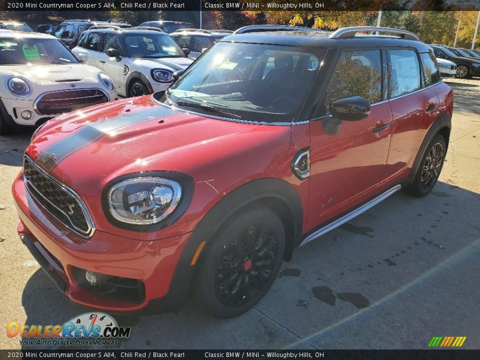 2020 Mini Countryman Cooper S All4 Chili Red / Black Pearl Photo #4