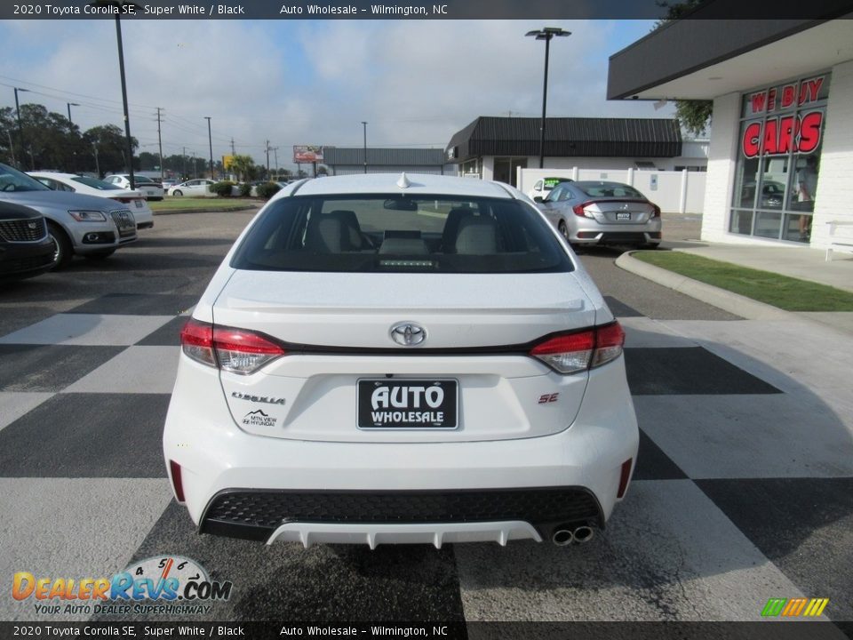 2020 Toyota Corolla SE Super White / Black Photo #4