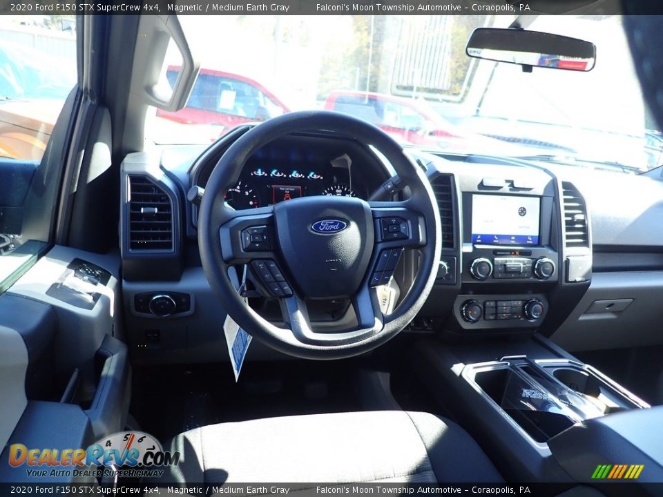 2020 Ford F150 STX SuperCrew 4x4 Magnetic / Medium Earth Gray Photo #9