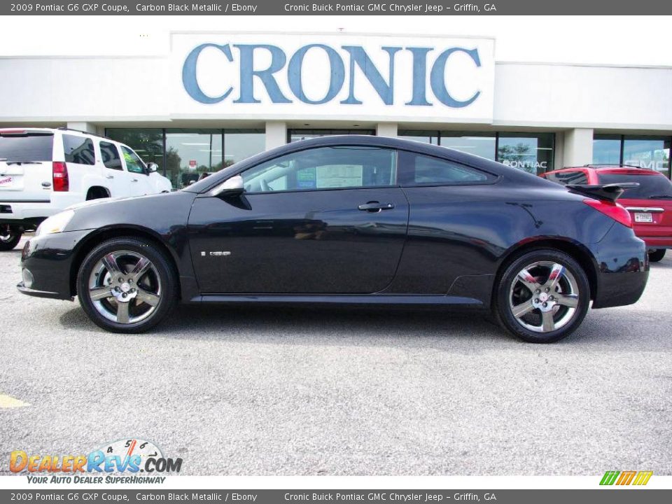 2009 Pontiac G6 GXP Coupe Carbon Black Metallic / Ebony Photo #1