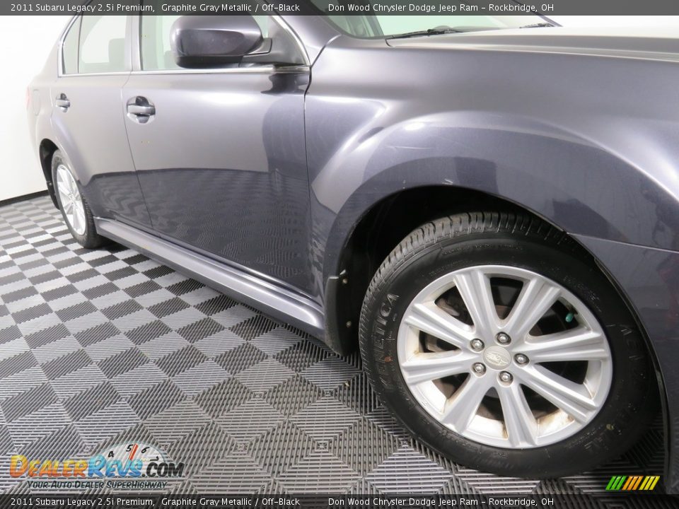 2011 Subaru Legacy 2.5i Premium Graphite Gray Metallic / Off-Black Photo #4