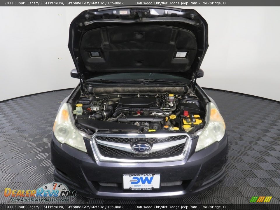 2011 Subaru Legacy 2.5i Premium Graphite Gray Metallic / Off-Black Photo #6