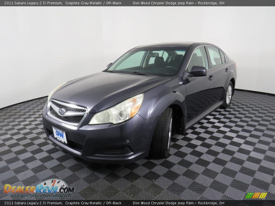 2011 Subaru Legacy 2.5i Premium Graphite Gray Metallic / Off-Black Photo #8