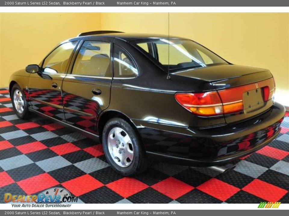 2000 Saturn L Series LS2 Sedan Blackberry Pearl / Black Photo #4