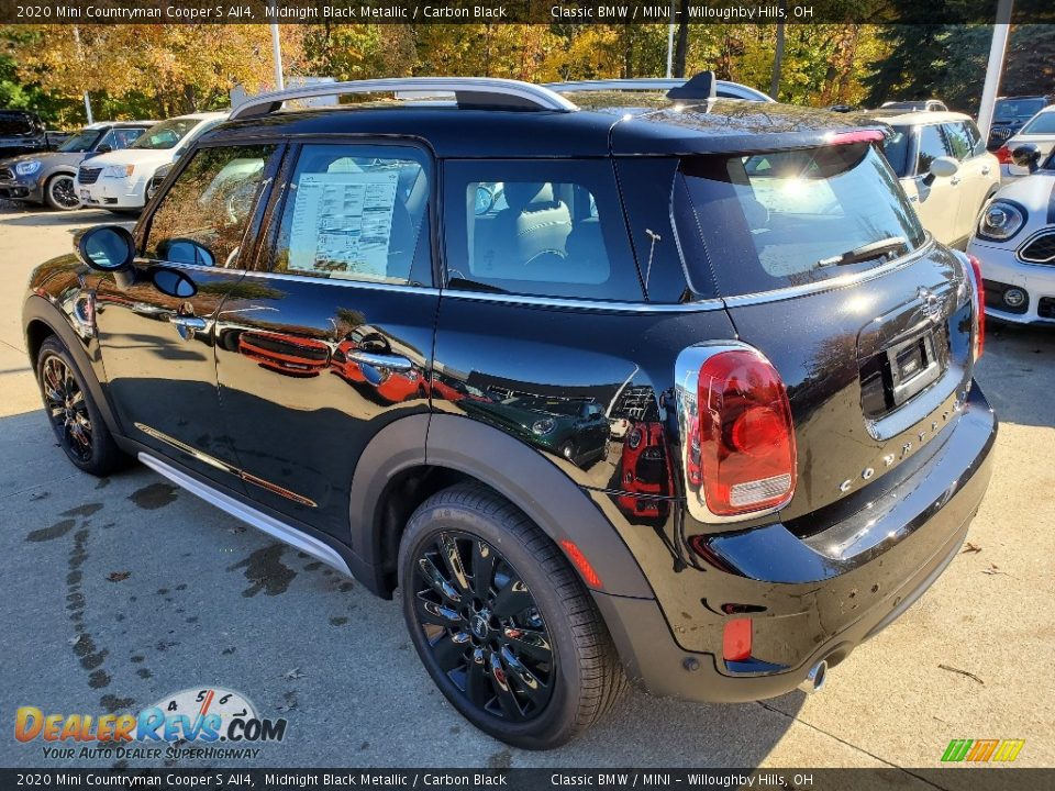 2020 Mini Countryman Cooper S All4 Midnight Black Metallic / Carbon Black Photo #3