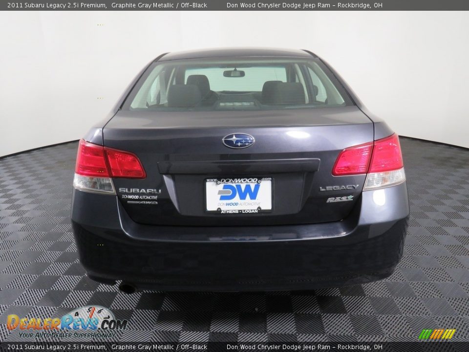 2011 Subaru Legacy 2.5i Premium Graphite Gray Metallic / Off-Black Photo #12