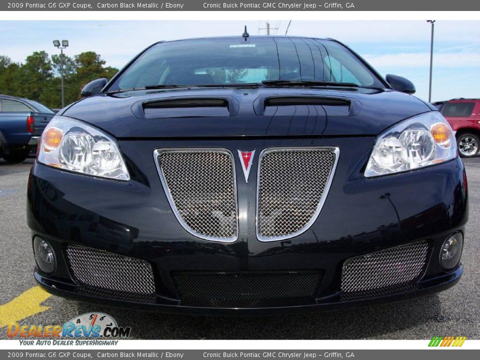 2009 Pontiac G6 GXP Coupe Carbon Black Metallic / Ebony Photo #3