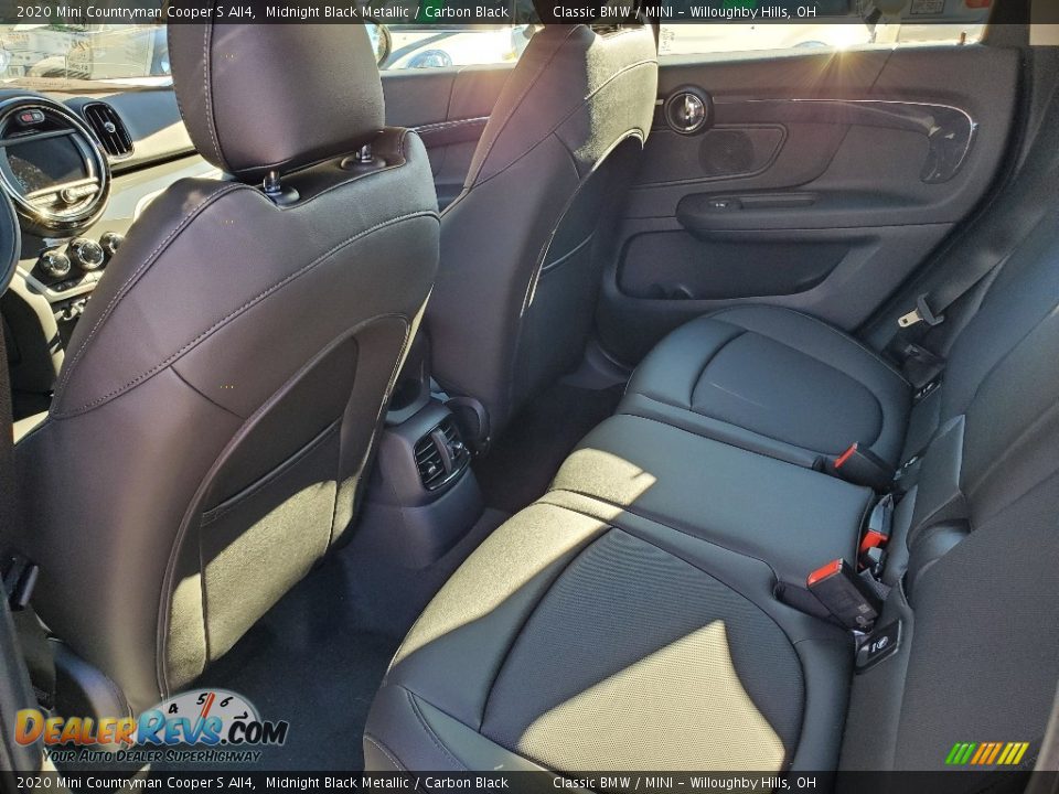 2020 Mini Countryman Cooper S All4 Midnight Black Metallic / Carbon Black Photo #7