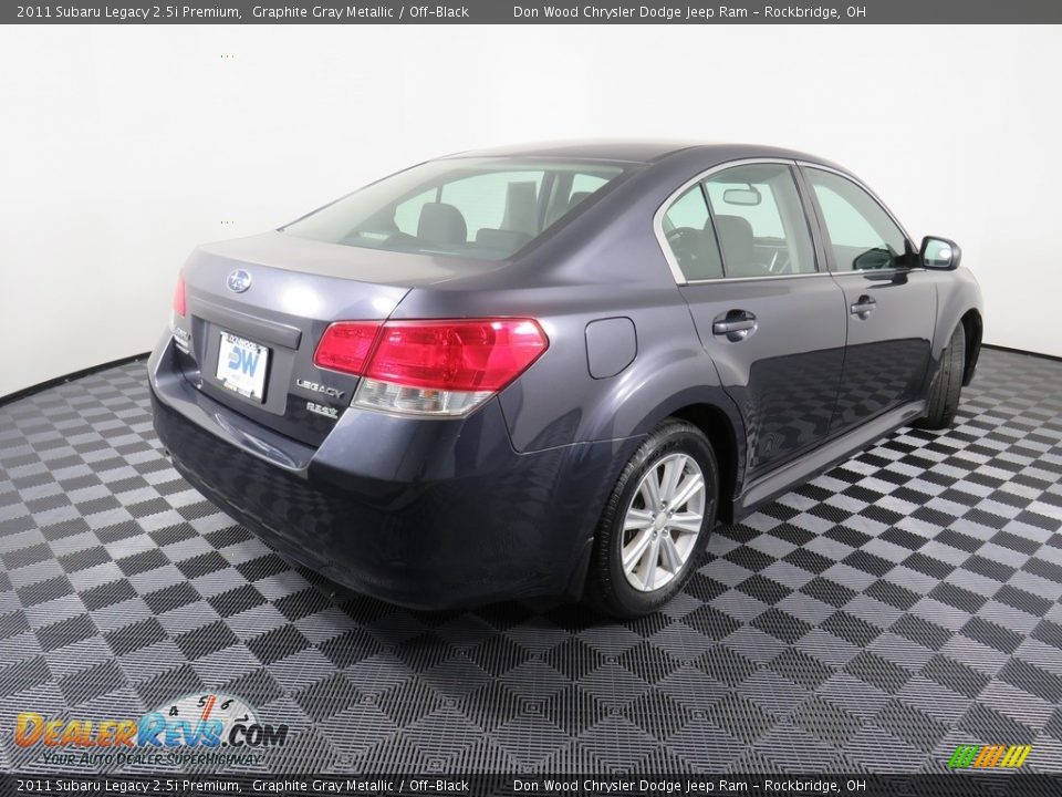 2011 Subaru Legacy 2.5i Premium Graphite Gray Metallic / Off-Black Photo #15
