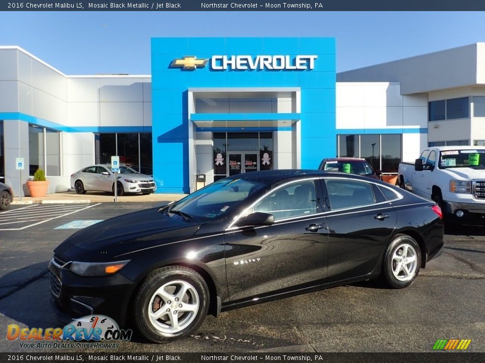 2016 Chevrolet Malibu LS Mosaic Black Metallic / Jet Black Photo #1