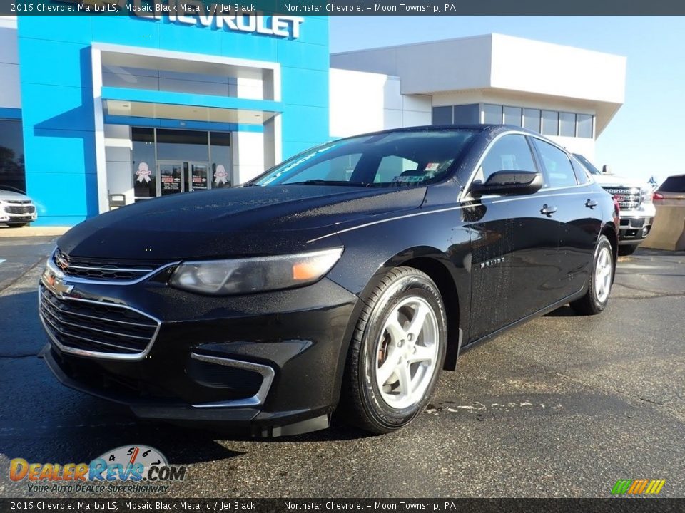 2016 Chevrolet Malibu LS Mosaic Black Metallic / Jet Black Photo #2