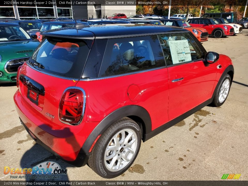 2020 Mini Hardtop Cooper 2 Door Chili Red / Carbon Black Photo #2