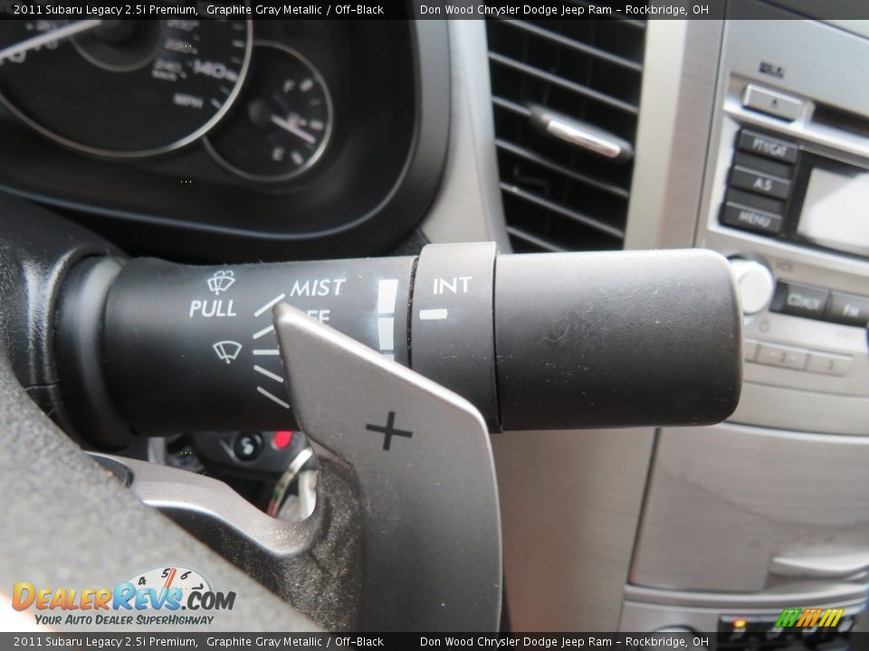 2011 Subaru Legacy 2.5i Premium Graphite Gray Metallic / Off-Black Photo #25