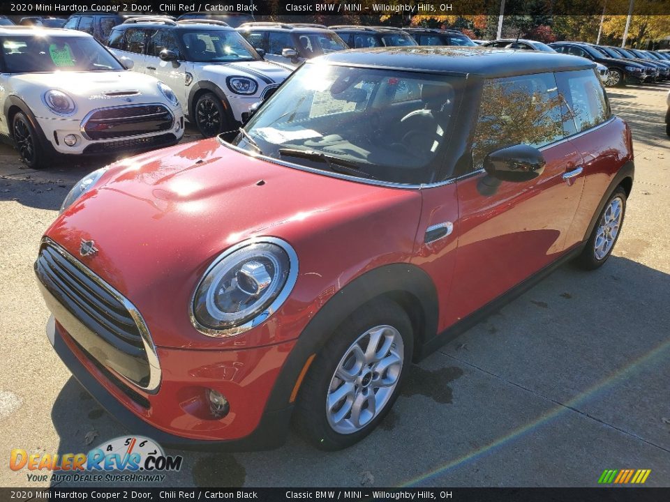 2020 Mini Hardtop Cooper 2 Door Chili Red / Carbon Black Photo #4