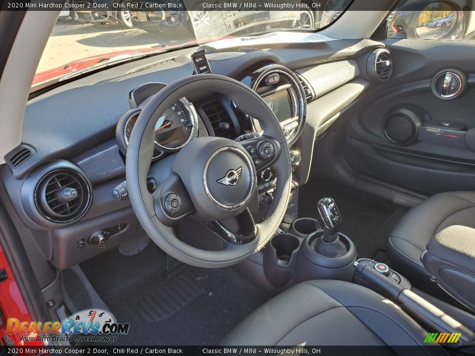 2020 Mini Hardtop Cooper 2 Door Chili Red / Carbon Black Photo #6