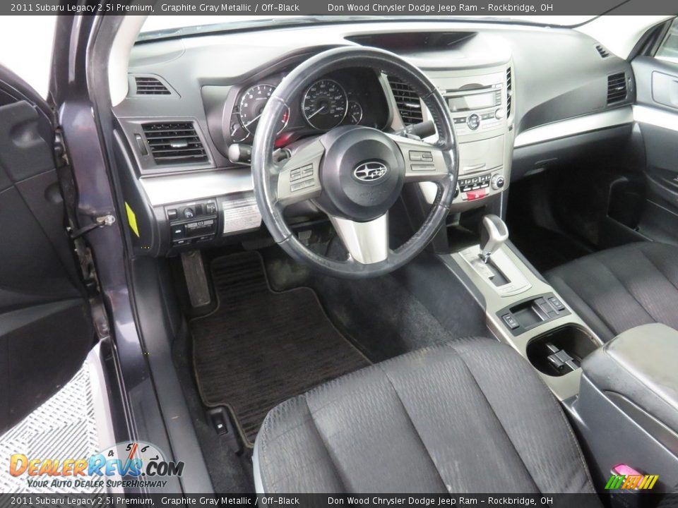 2011 Subaru Legacy 2.5i Premium Graphite Gray Metallic / Off-Black Photo #29