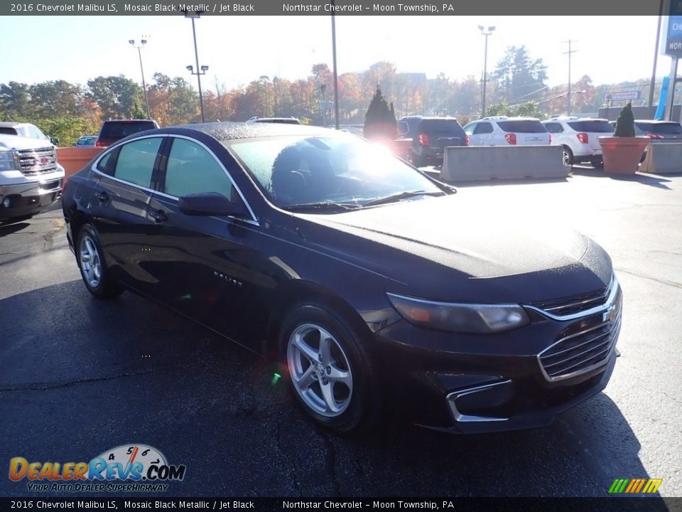 2016 Chevrolet Malibu LS Mosaic Black Metallic / Jet Black Photo #11