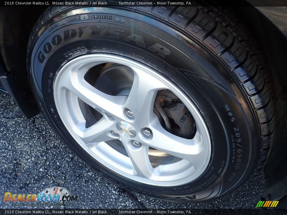 2016 Chevrolet Malibu LS Mosaic Black Metallic / Jet Black Photo #13
