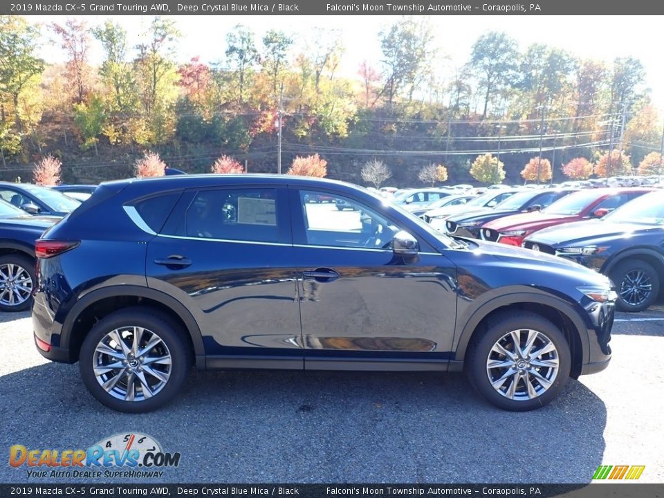2019 Mazda CX-5 Grand Touring AWD Deep Crystal Blue Mica / Black Photo #1