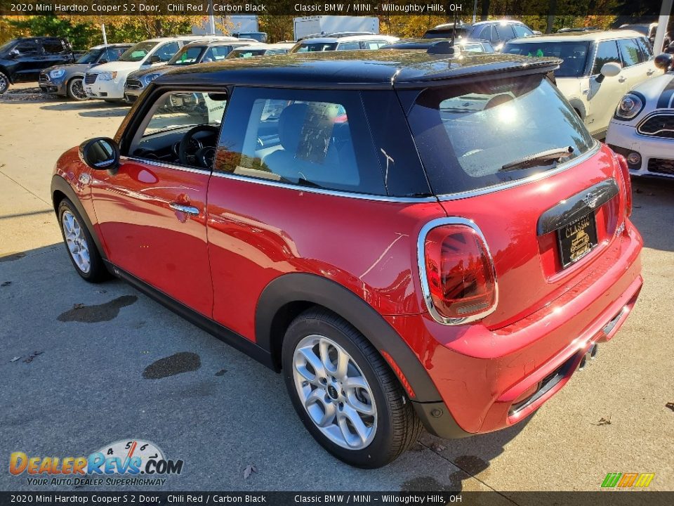 2020 Mini Hardtop Cooper S 2 Door Chili Red / Carbon Black Photo #3