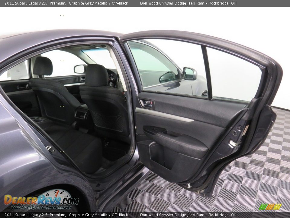 2011 Subaru Legacy 2.5i Premium Graphite Gray Metallic / Off-Black Photo #34