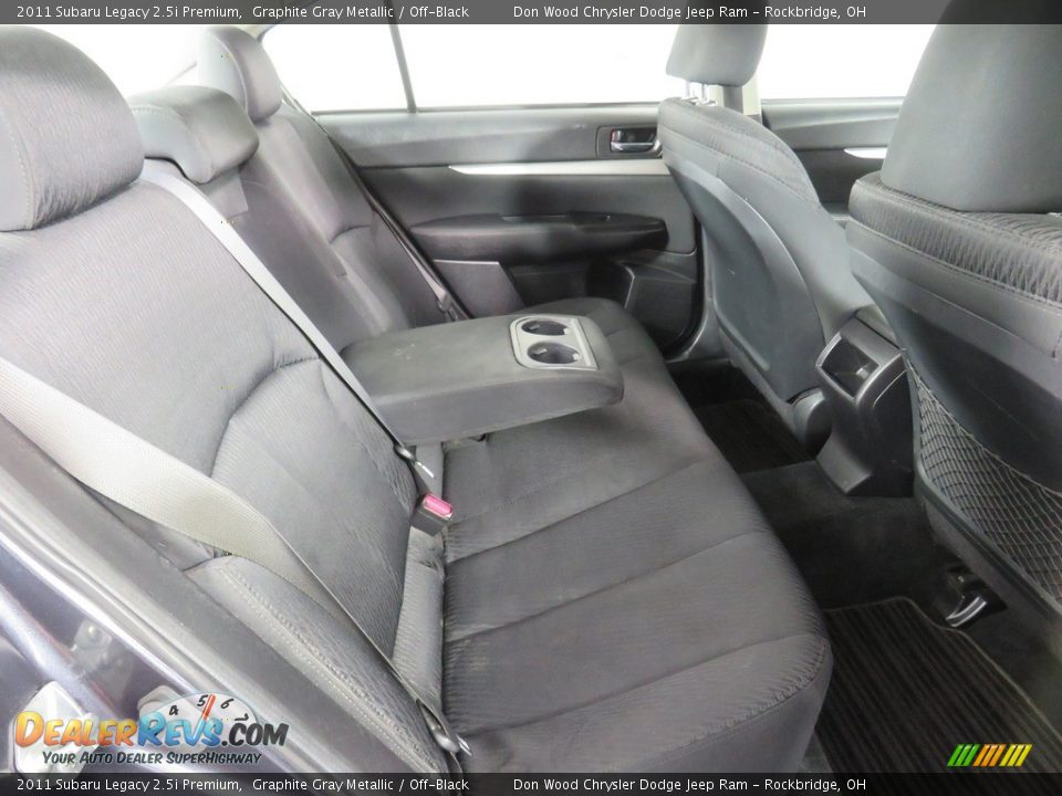 2011 Subaru Legacy 2.5i Premium Graphite Gray Metallic / Off-Black Photo #35