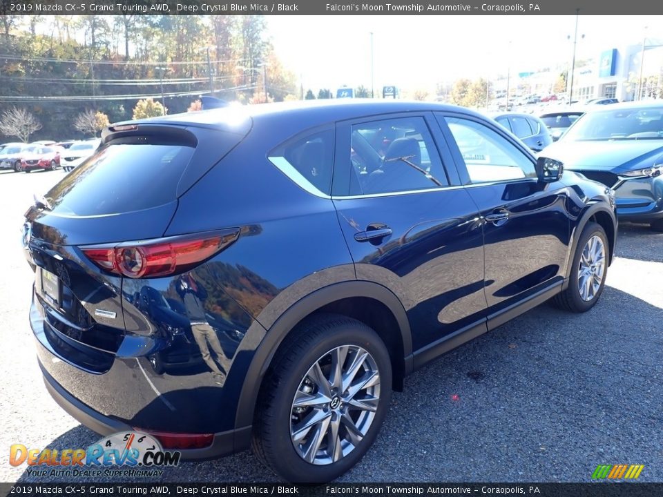 2019 Mazda CX-5 Grand Touring AWD Deep Crystal Blue Mica / Black Photo #2