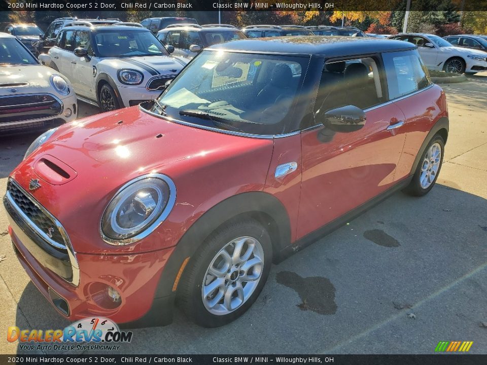 2020 Mini Hardtop Cooper S 2 Door Chili Red / Carbon Black Photo #4