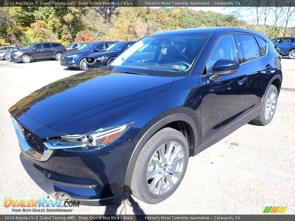 2019 Mazda CX-5 Grand Touring AWD Deep Crystal Blue Mica / Black Photo #5