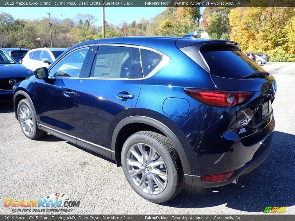 2019 Mazda CX-5 Grand Touring AWD Deep Crystal Blue Mica / Black Photo #6