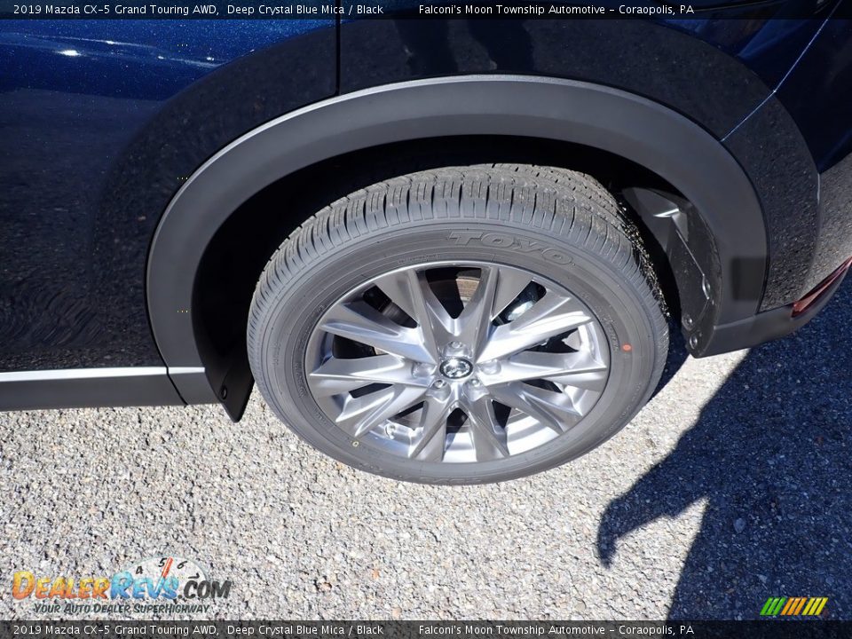 2019 Mazda CX-5 Grand Touring AWD Deep Crystal Blue Mica / Black Photo #7