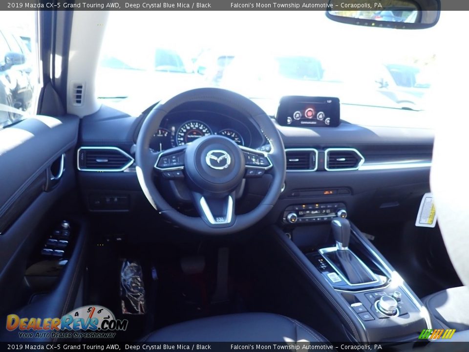 2019 Mazda CX-5 Grand Touring AWD Deep Crystal Blue Mica / Black Photo #9