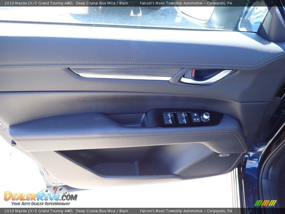 2019 Mazda CX-5 Grand Touring AWD Deep Crystal Blue Mica / Black Photo #10