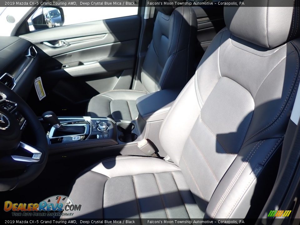 2019 Mazda CX-5 Grand Touring AWD Deep Crystal Blue Mica / Black Photo #11