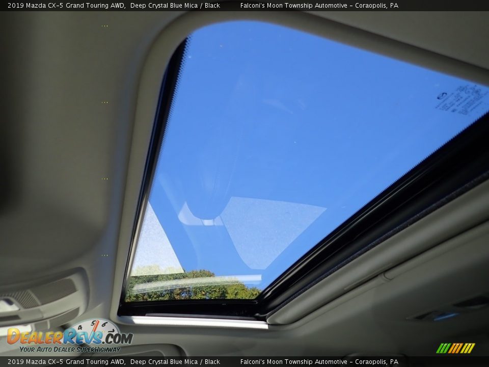 2019 Mazda CX-5 Grand Touring AWD Deep Crystal Blue Mica / Black Photo #13