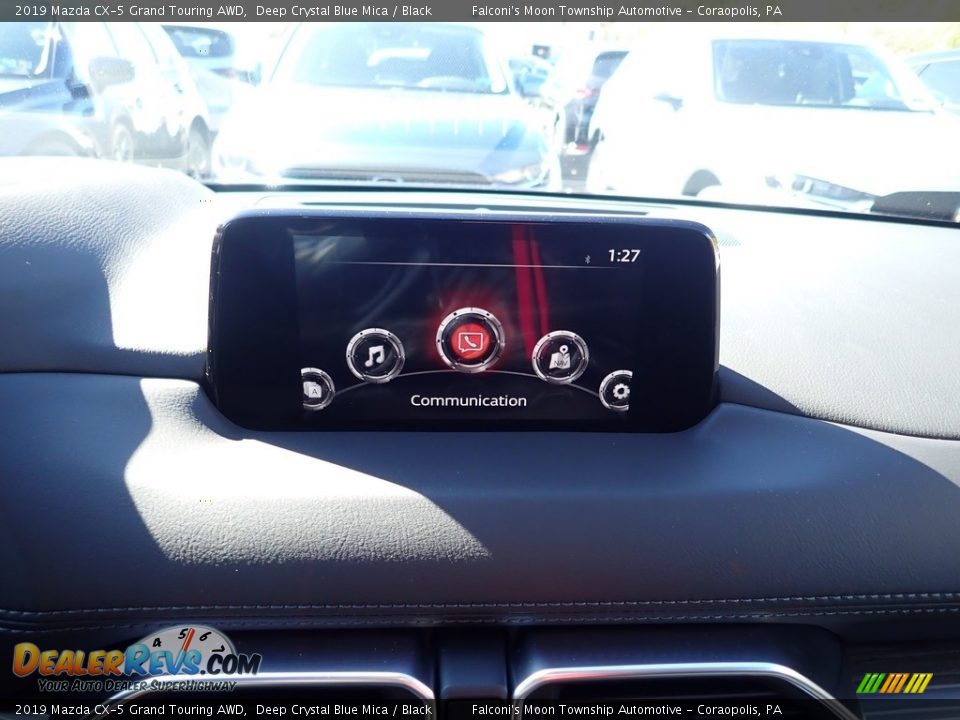 2019 Mazda CX-5 Grand Touring AWD Deep Crystal Blue Mica / Black Photo #14