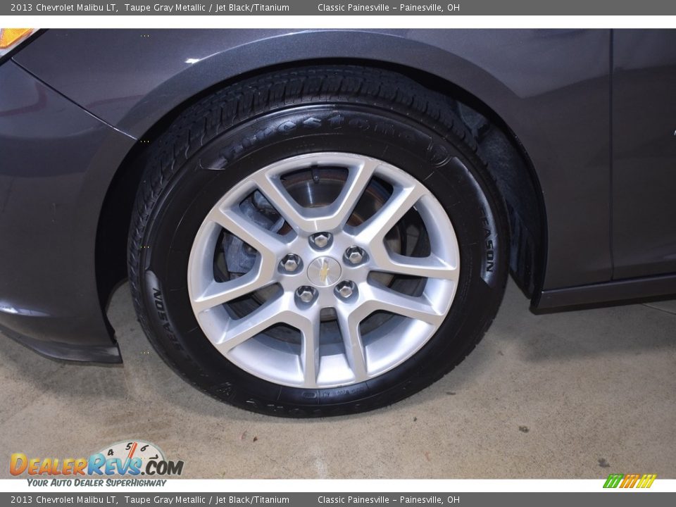 2013 Chevrolet Malibu LT Taupe Gray Metallic / Jet Black/Titanium Photo #5